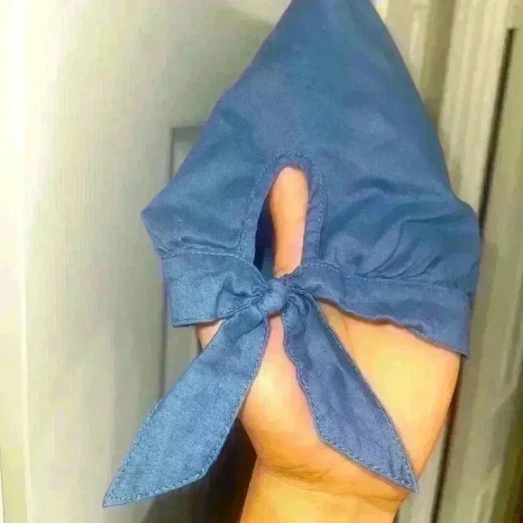 J CREW Embroidered tie-sleeve tee SIZE 00 - Picture 6 of 6